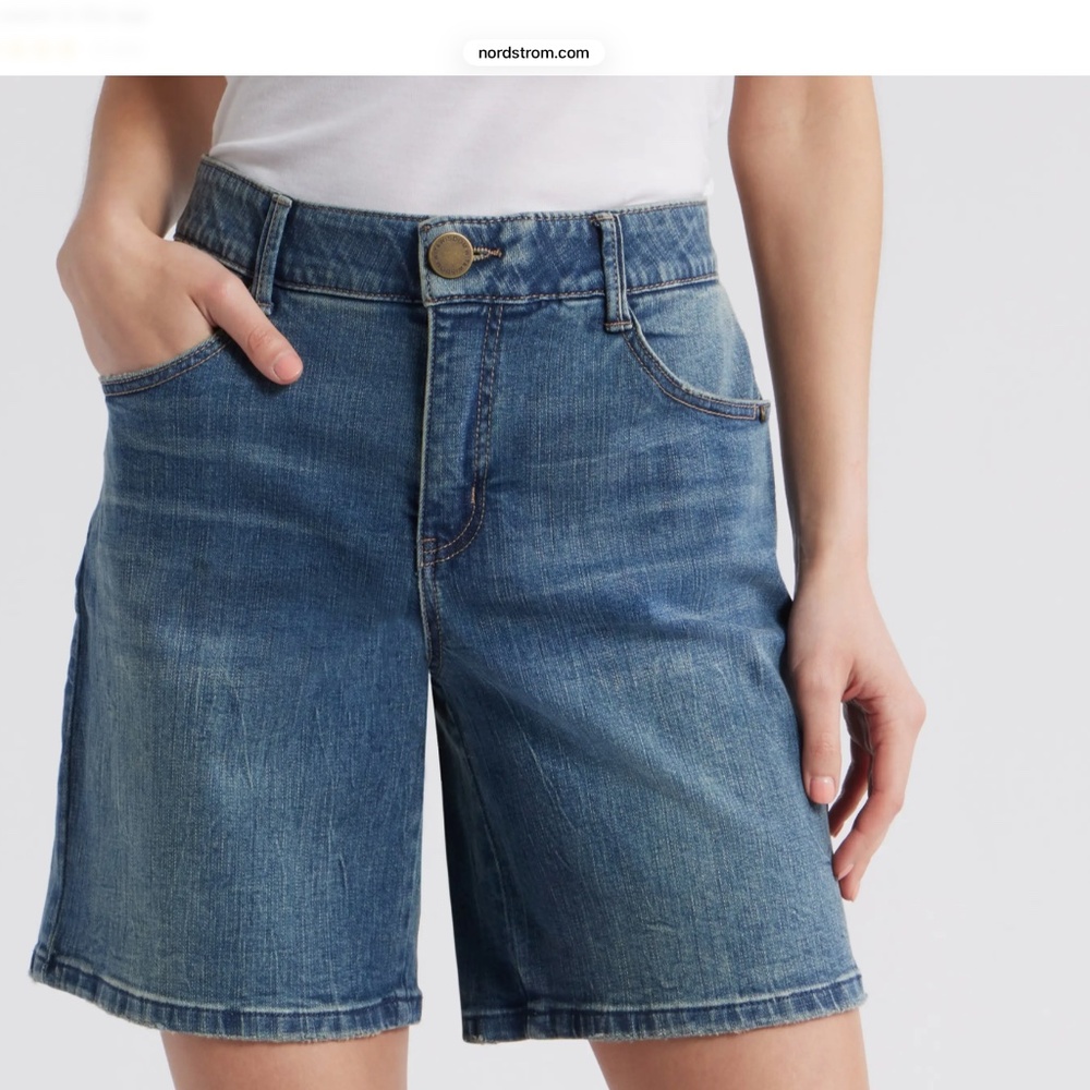 Wit & Wisdom relaxed denim shorts 12p - Picture 5 of 6